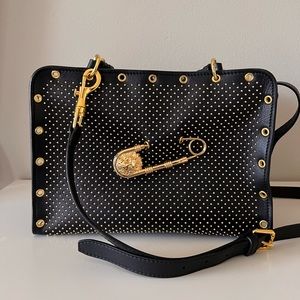 Versus black tote bag